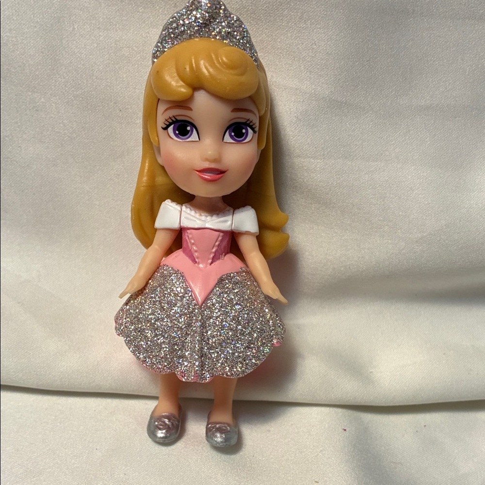 Disney My First Mini Princess Aurora Doll with Pink Dress 3” - Picture 4 of 5